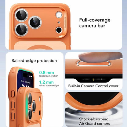 Coque MagSafe pour Apple iPhone 17 Pro, ESR, Classic Hybrid, Orange Satiné