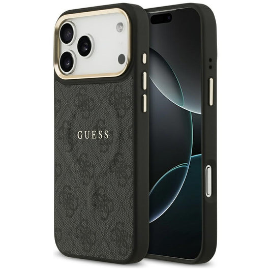 Étui MagSafe pour Apple iPhone 17 Pro, Guess, 4G Classic, Noir