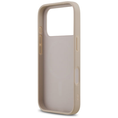 MagSafe hoesje voor Apple iPhone 17 Pro, Guess, 4G Ring Classic Logo, Roze