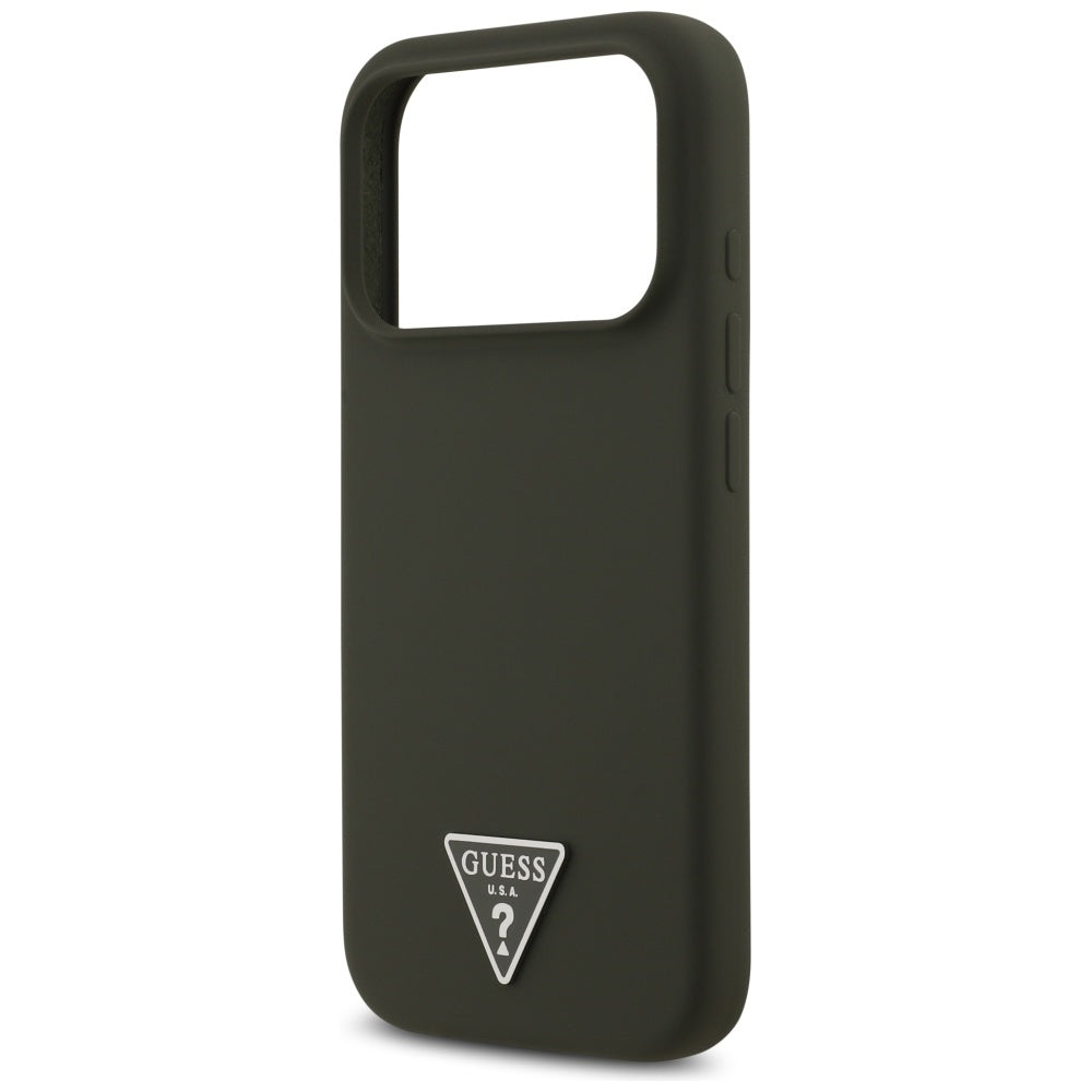 MagSafe Case for Apple iPhone 17 Pro, Guess, Triangle Logo, Khaki