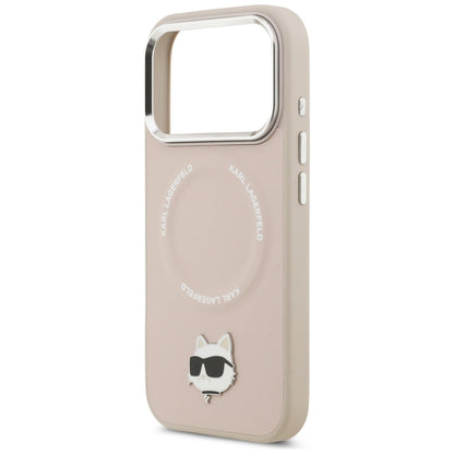 MagSafe hoes voor Apple iPhone 17 Pro, Karl Lagerfeld, Choupette Pin, Roze