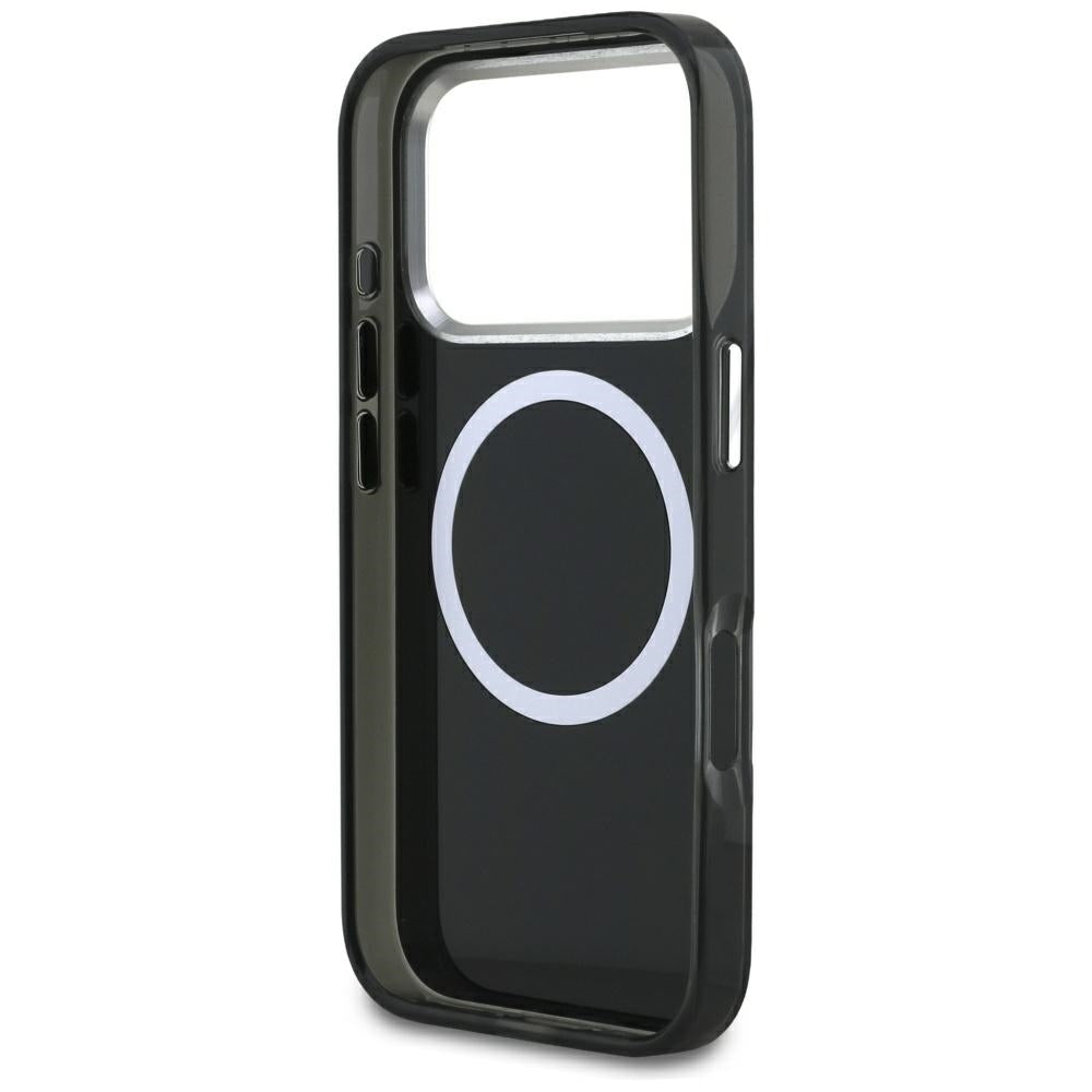 MagSafe hoesje voor Apple iPhone 17 Pro, Karl Lagerfeld, IML KL Monogram, Zwart