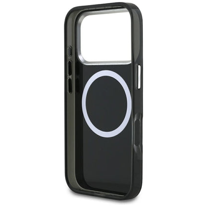 MagSafe hoesje voor Apple iPhone 17 Pro, Karl Lagerfeld, IML KL Monogram, Zwart