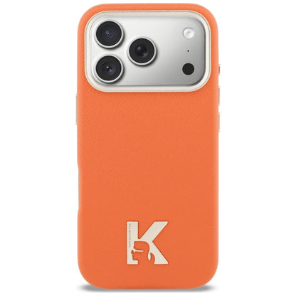 MagSafe Hülle für Apple iPhone 17 Pro, Karl Lagerfeld, Karl Head Logo, Orange