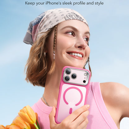 MagSafe hoesje voor Apple iPhone 17 Pro Max, ESR, Classic Hybrid Kickstand, Satijnroze