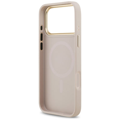 MagSafe Hülle für Apple iPhone 17 Pro Max, Guess, 4G Stripe, Rosa