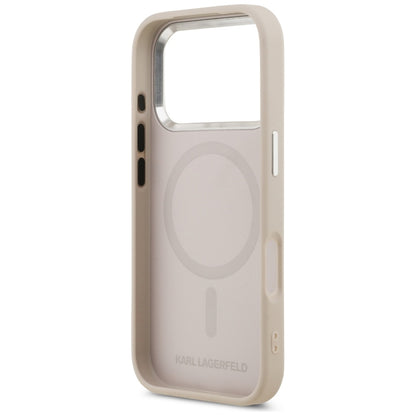 Coque MagSafe pour Apple iPhone 17 Pro Max, Karl Lagerfeld, Choupette Pin, Rose