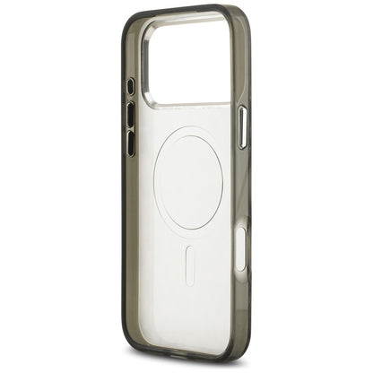 Étui MagSafe pour Apple iPhone 17 Pro Max, Karl Lagerfeld, Motif Léopard IML, Marron