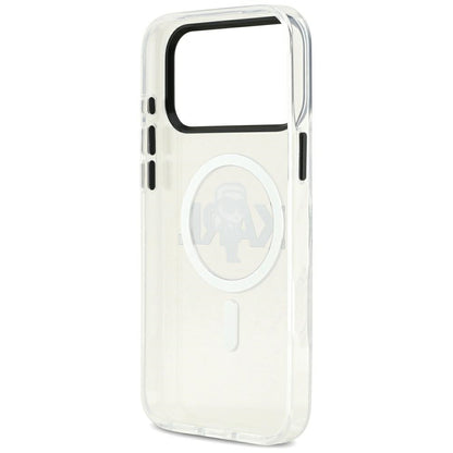 MagSafe hoesje voor Apple iPhone 17 Pro Max, Karl Lagerfeld, IML Sketch Logo Karl, Transparant