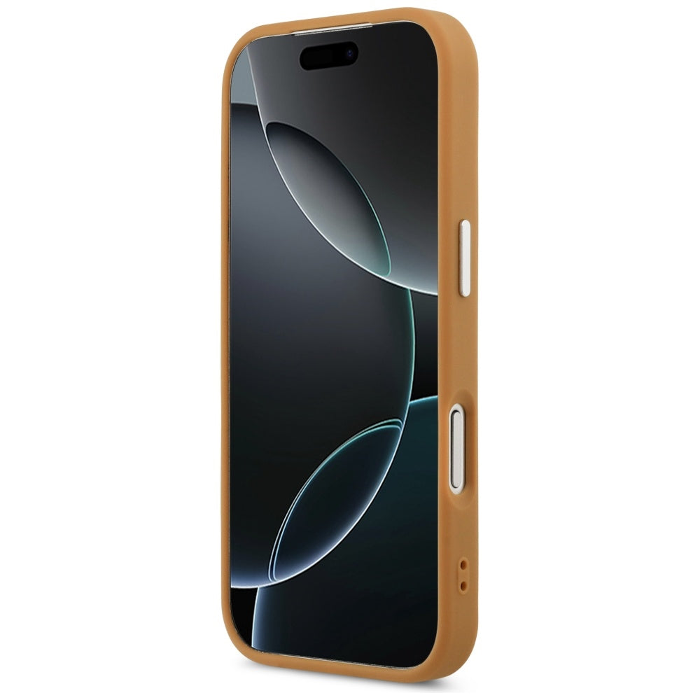 MagSafe hoesje voor Apple iPhone 17 Pro Max, Karl Lagerfeld, Point & Metal Logo, Bruin