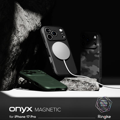 MagSafe hoes voor Apple iPhone 17 Pro Max, Ringke, Onyx, Zwart