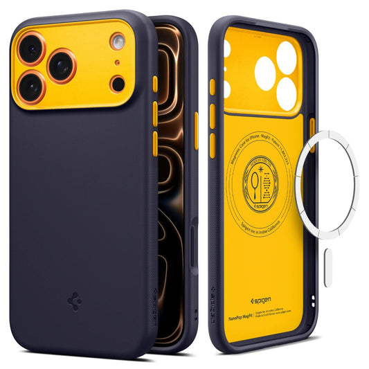 MagSafe hoesje voor Apple iPhone 17 Pro Max, Spigen, Caseology Nano Pop, Paars ACS10260