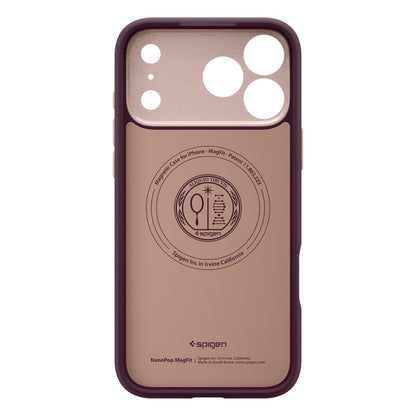 MagSafe Case for Apple iPhone 17 Pro Max, Spigen, Caseology Nano Pop, Burgundy