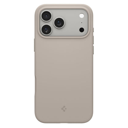 Étui MagSafe pour Apple iPhone 17 Pro Max, Spigen, Silicone Fit, Crème