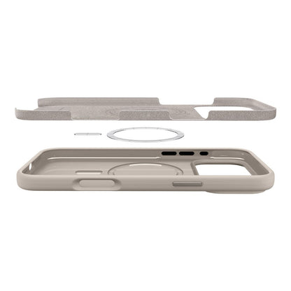 Étui MagSafe pour Apple iPhone 17 Pro Max, Spigen, Silicone Fit, Crème