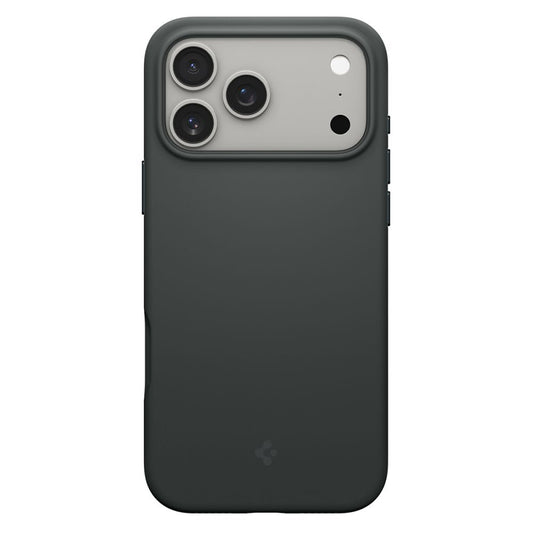 MagSafe hoesje voor Apple iPhone 17 Pro Max, Spigen, Silicone Fit, Groen