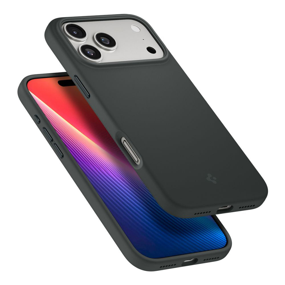 MagSafe Hülle für Apple iPhone 17 Pro Max, Spigen, Silicone Fit, Grün