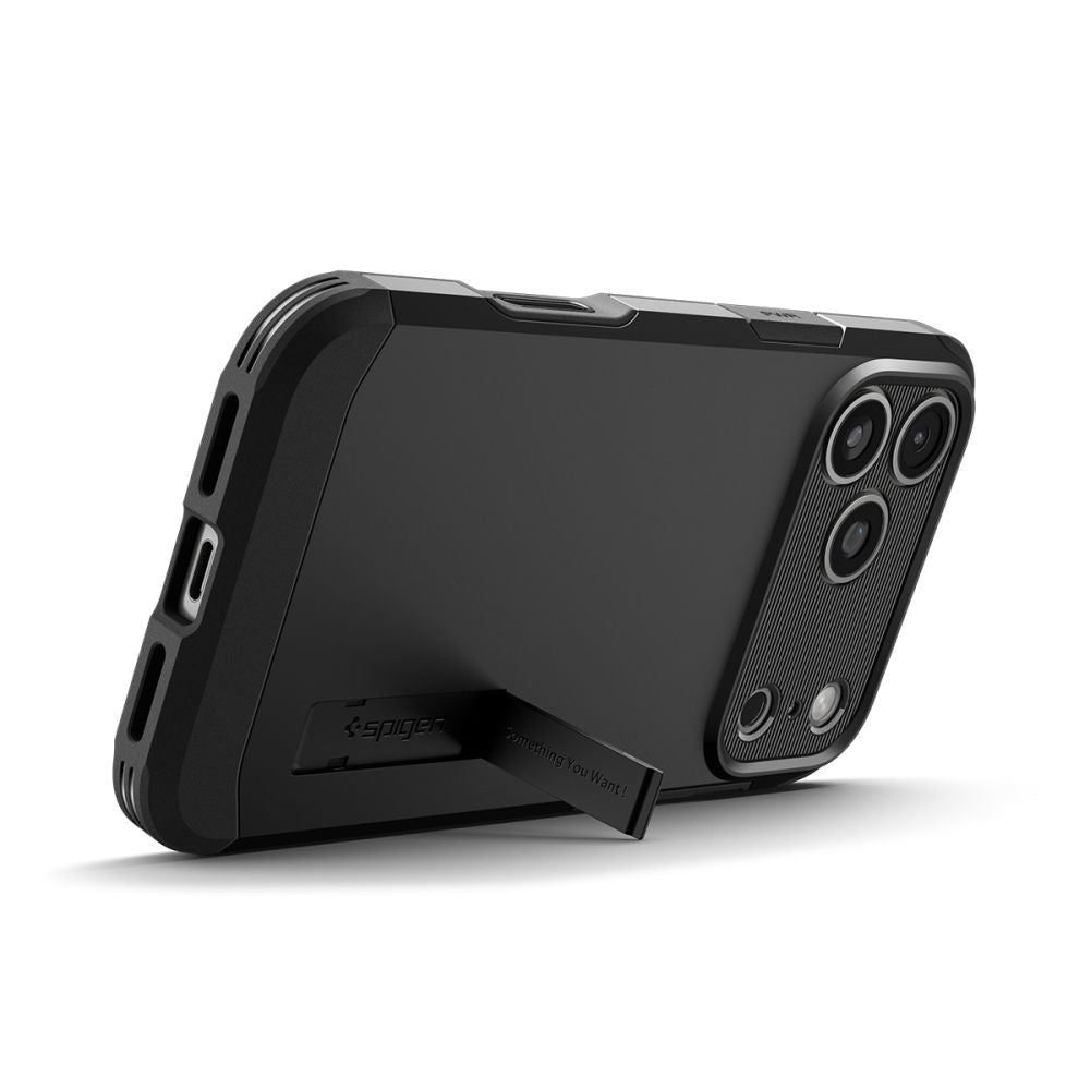 MagSafe hoesje voor Apple iPhone 17 Pro Max, Spigen, Tough Armor T, Zwart