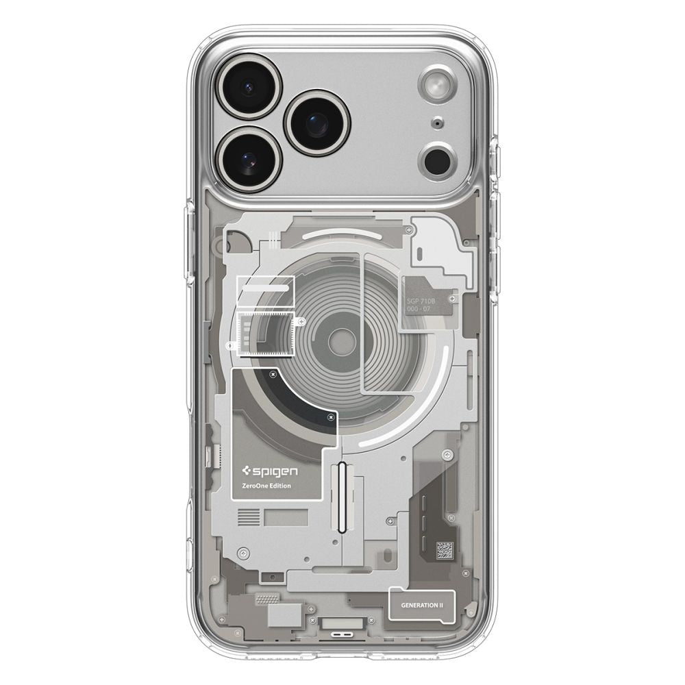 MagSafe Hülle für Apple iPhone 17 Pro Max, Spigen, Ultra Hybrid Neo One, Transparent