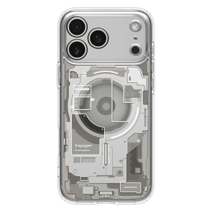 MagSafe Hülle für Apple iPhone 17 Pro Max, Spigen, Ultra Hybrid Neo One, Transparent