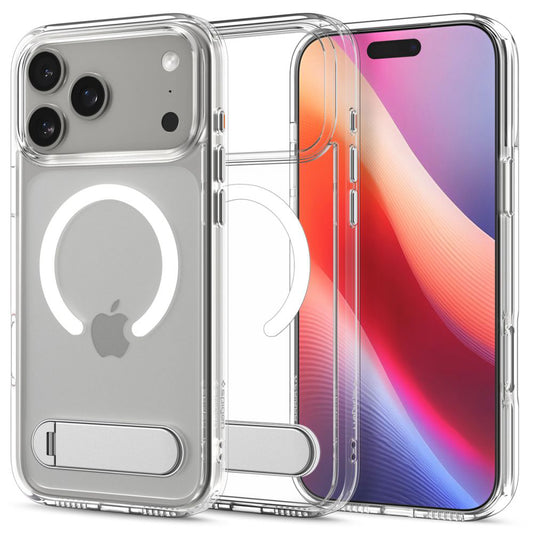 MagSafe hoesje voor Apple iPhone 17 Pro Max, Spigen, Ultra Hybrid S, Transparant