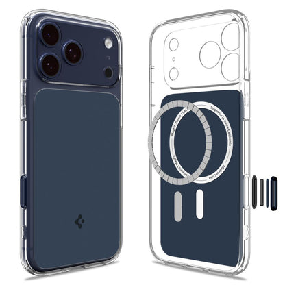 MagSafe hoesje voor Apple iPhone 17 Pro Max, Spigen, Ultra Hybrid T, Matblauw