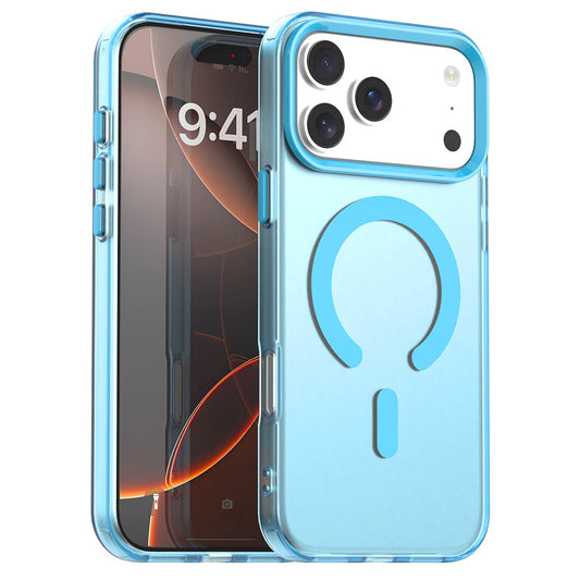 MagSafe hoesje voor Apple iPhone 17 Pro Max, Techsuit, CandyCase, Blauw