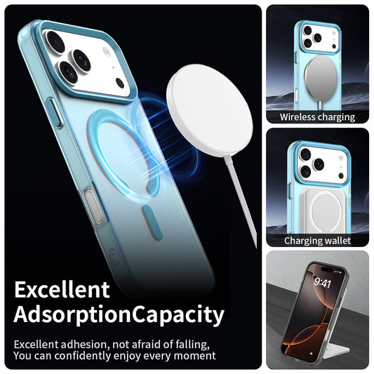 MagSafe hoesje voor Apple iPhone 17 Pro Max, Techsuit, CandyCase, Blauw