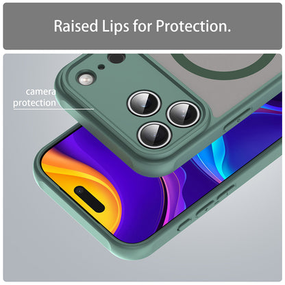 MagSafe Hülle für Apple iPhone 17 Pro Max, Techsuit, HaloFrost II, Grün