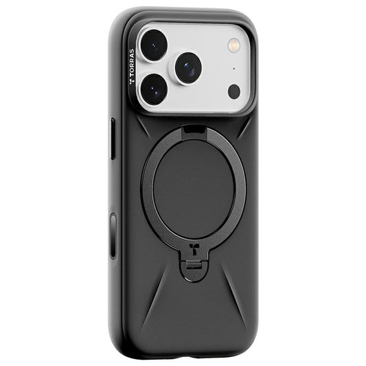 MagSafe hoesje voor Apple iPhone 17 Pro Max, Torras, QPRO Silicone, Zwart