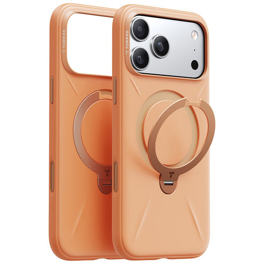 MagSafe hoesje voor Apple iPhone 17 Pro Max, Torras, QPRO Silicone, Oranje