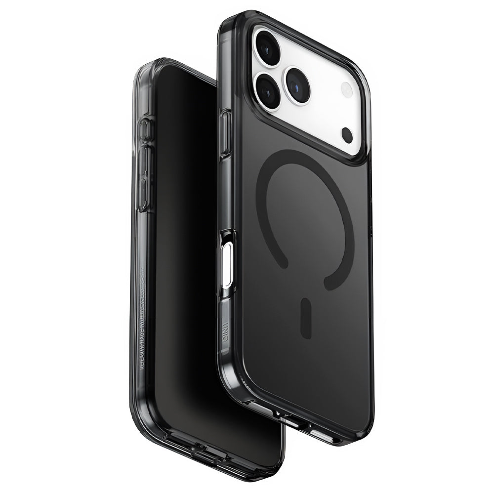 MagSafe hoesje voor Apple iPhone 17 Pro Max, UNIQ, Clario MagClick, Zwart