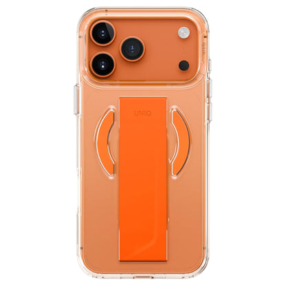 MagSafe-hoes voor Apple iPhone 17 Pro Max, UNIQ, Heldro Air MagClick, Transparant Oranje