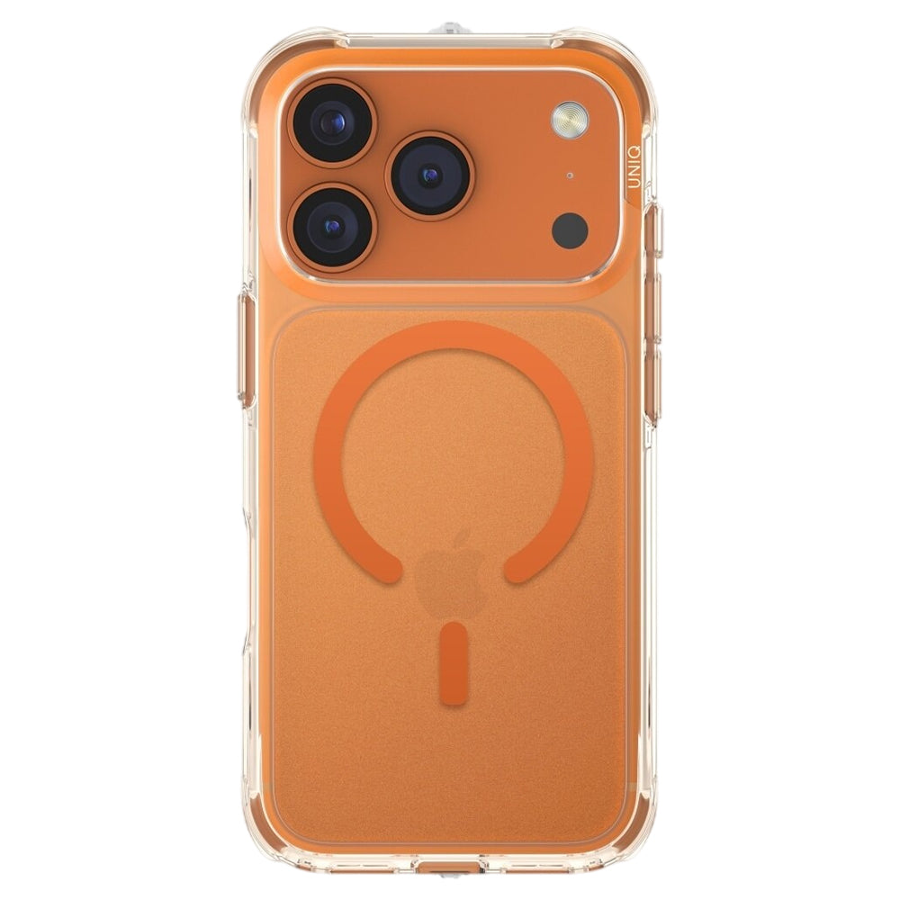 MagSafe hoesje voor Apple iPhone 17 Pro Max, UNIQ, LifePro Xtreme MagClick, Oranje