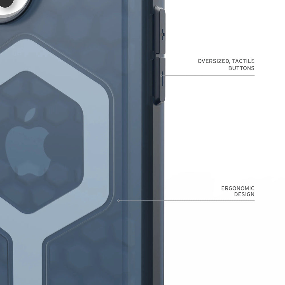 Coque MagSafe pour Apple iPhone 17 Pro Max, Urban Armor Gear, Essential Armor, Bleue