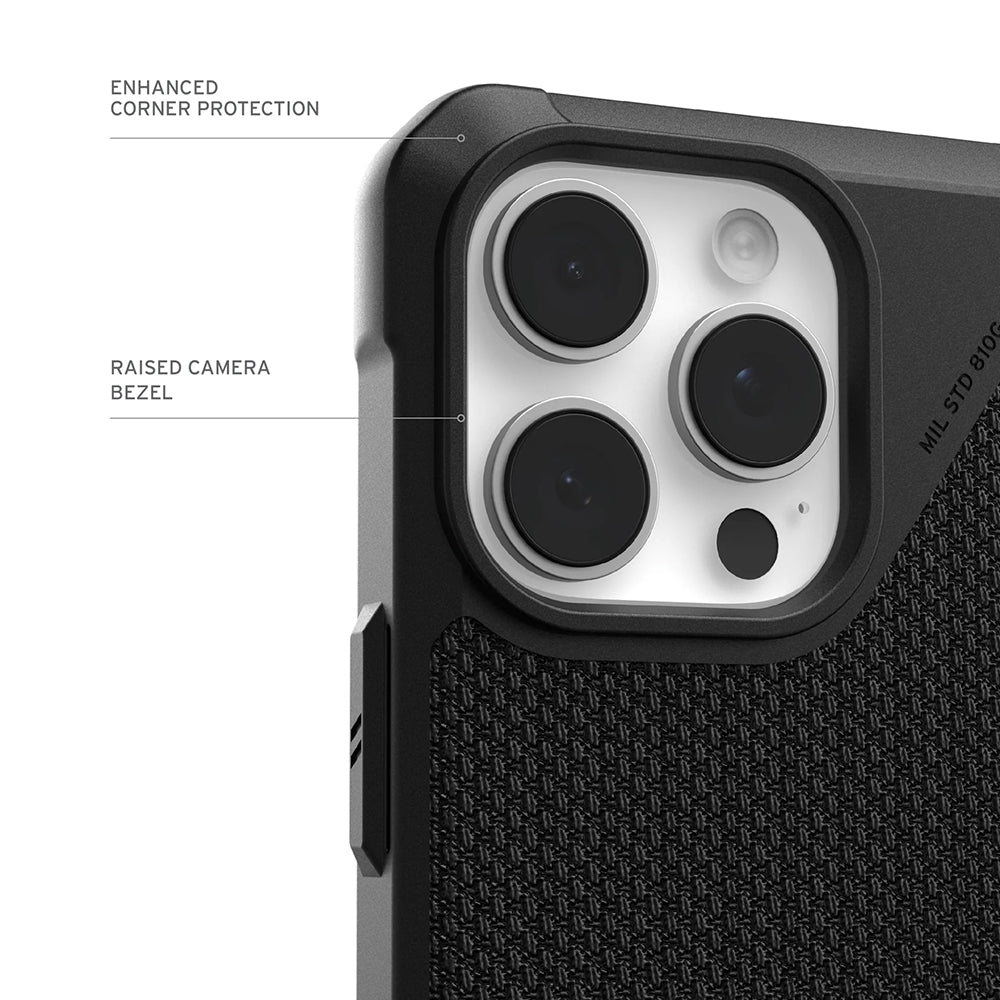 MagSafe Hülle für Apple iPhone 17 Pro Max, Urban Armor Gear, Metropolis LT Kevlar, Schwarz