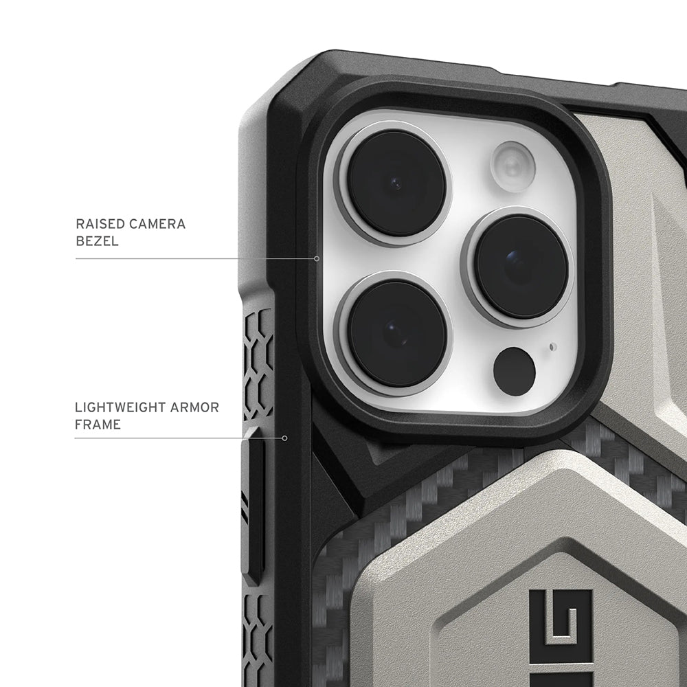 MagSafe hoes voor Apple iPhone 17 Pro Max, Urban Armor Gear, Monarch Pro Kevlar, Marineblauw