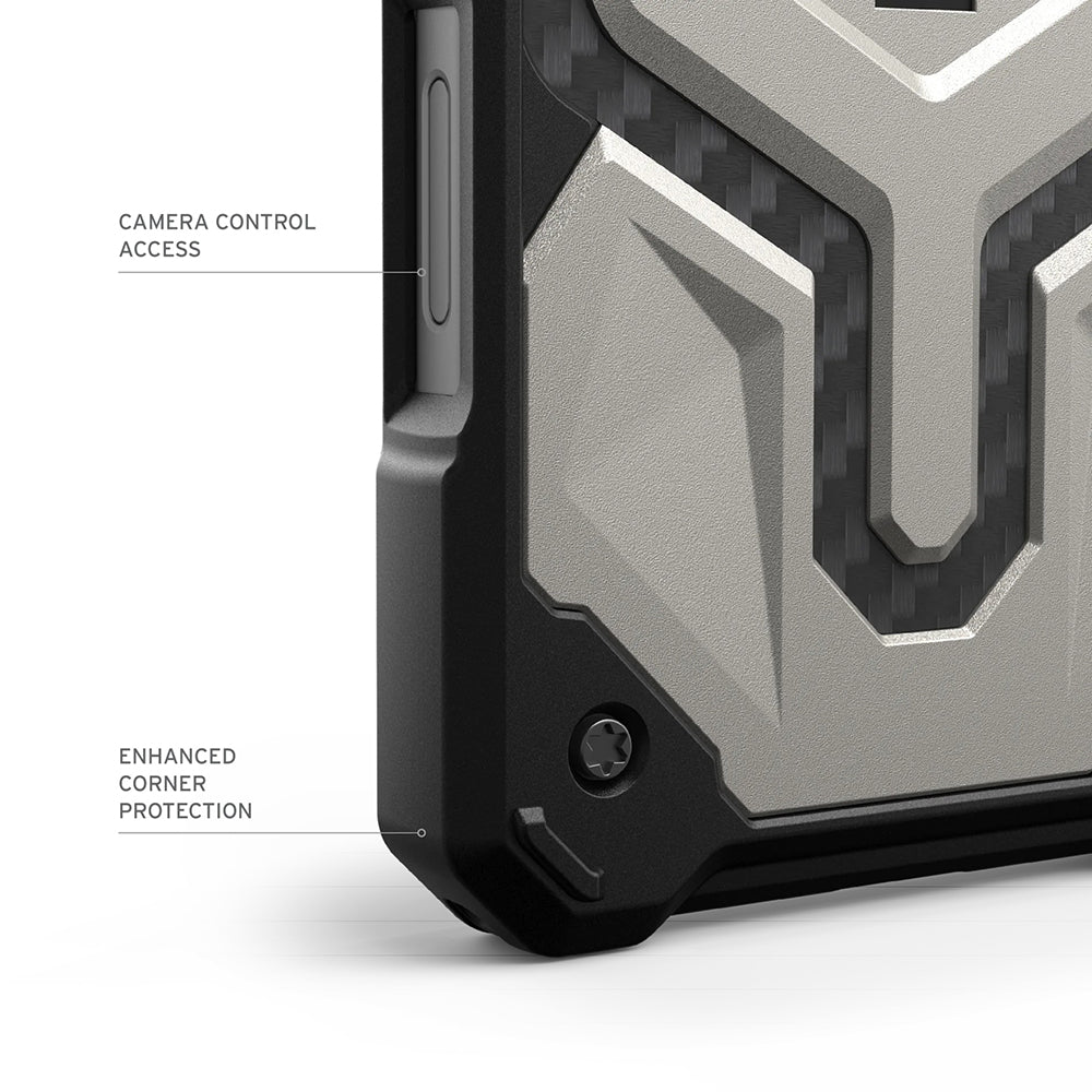 MagSafe hoes voor Apple iPhone 17 Pro Max, Urban Armor Gear, Monarch Pro Kevlar, Zwart