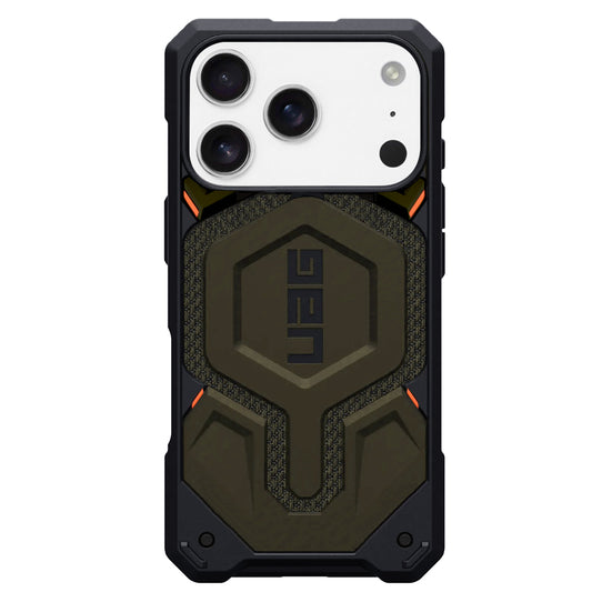 Coque MagSafe pour Apple iPhone 17 Pro Max, Urban Armor Gear, Monarch Pro Kevlar, Vert