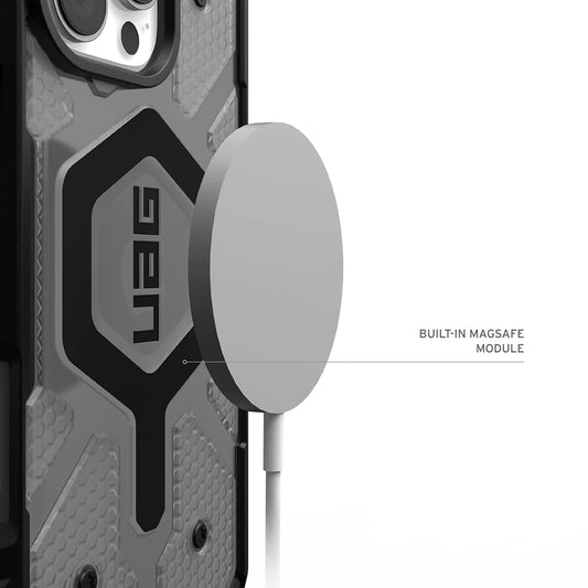 Coque MagSafe pour Apple iPhone 17 Pro Max, Urban Armor Gear, Pathfinder Clear, Gris