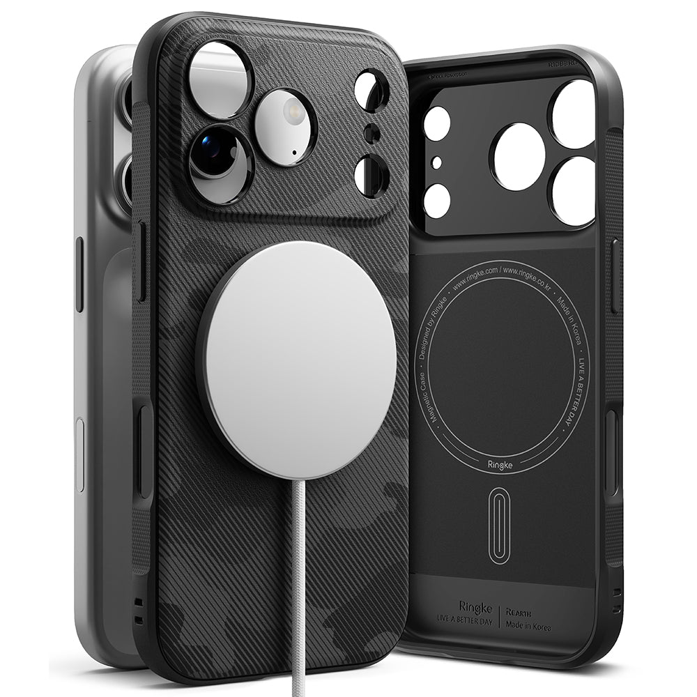 Étui MagSafe pour Apple iPhone 17 Pro, Ringke, Onyx, Camouflage
