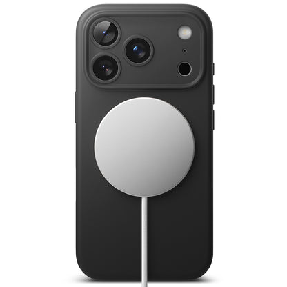 Coque MagSafe pour Apple iPhone 17 Pro, Ringke, Silicone, Noire