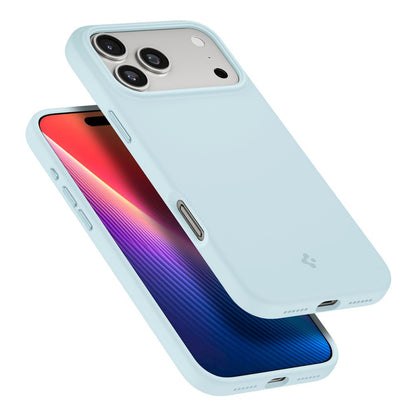 MagSafe hoesje voor Apple iPhone 17 Pro, Spigen, Silicone Fit, Blauw