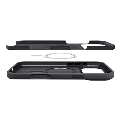MagSafe hoes voor Apple iPhone 17 Pro, Spigen, Silicone Fit, Zwart