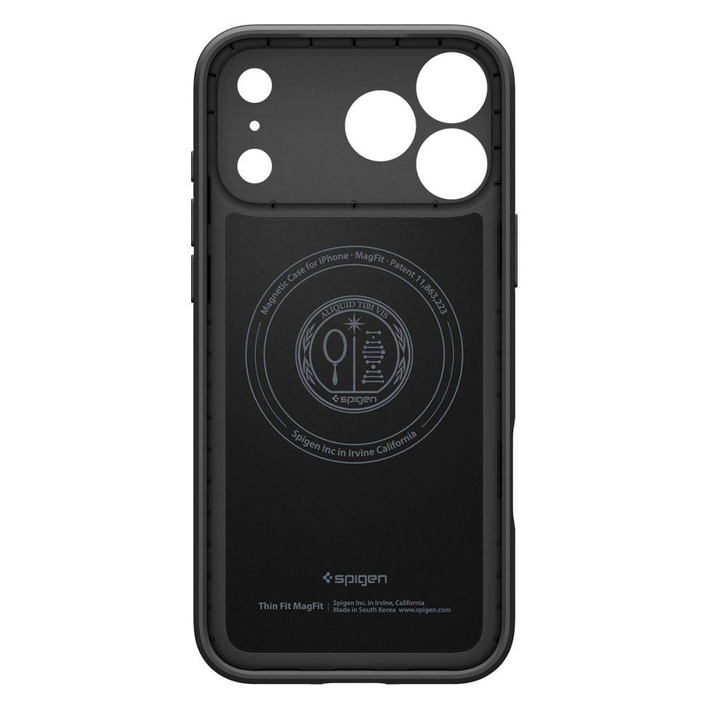 MagSafe hoesje voor Apple iPhone 17 Pro, Spigen, Thin Fit, Zwart