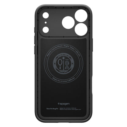 MagSafe hoesje voor Apple iPhone 17 Pro, Spigen, Thin Fit, Zwart