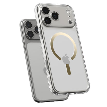 MagSafe Hülle für Apple iPhone 17 Pro, Spigen, Ultra Hybrid, Transparent Gold