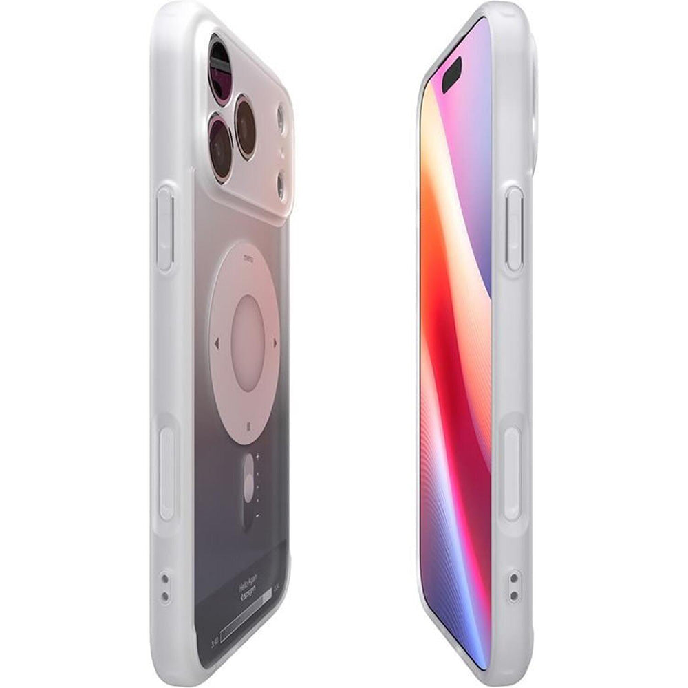 MagSafe hoes voor Apple iPhone 17 Pro, Spigen, Ultra Hybrid Classic, Zilver