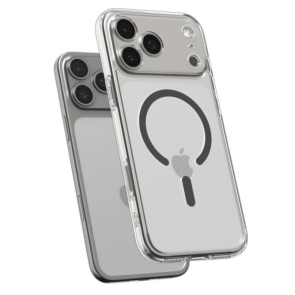 Coque MagSafe pour Apple iPhone 17 Pro, Spigen, Ultra Hybrid, Gris