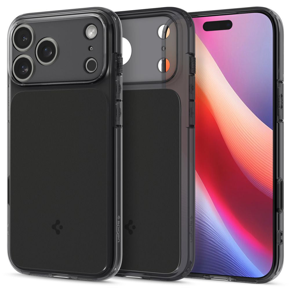 Coque MagSafe pour Apple iPhone 17 Pro, Spigen, Ultra Hybrid T, Noir Mat
